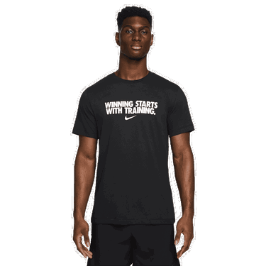 Tričko Nike Winning Starts With Training T-Shirt Čierna | HV4187-010, 0