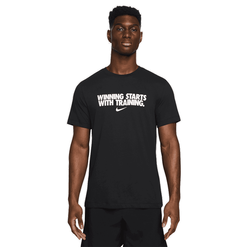 Tričko Nike Winning Starts With Training T-Shirt Čierna | HV4187-010