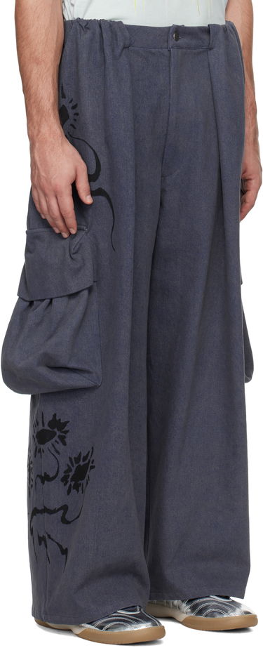 Cargo nohavice Collina Strada Collina Strada Pleated Denim Cargo Pants Šedá | XX6038, 4