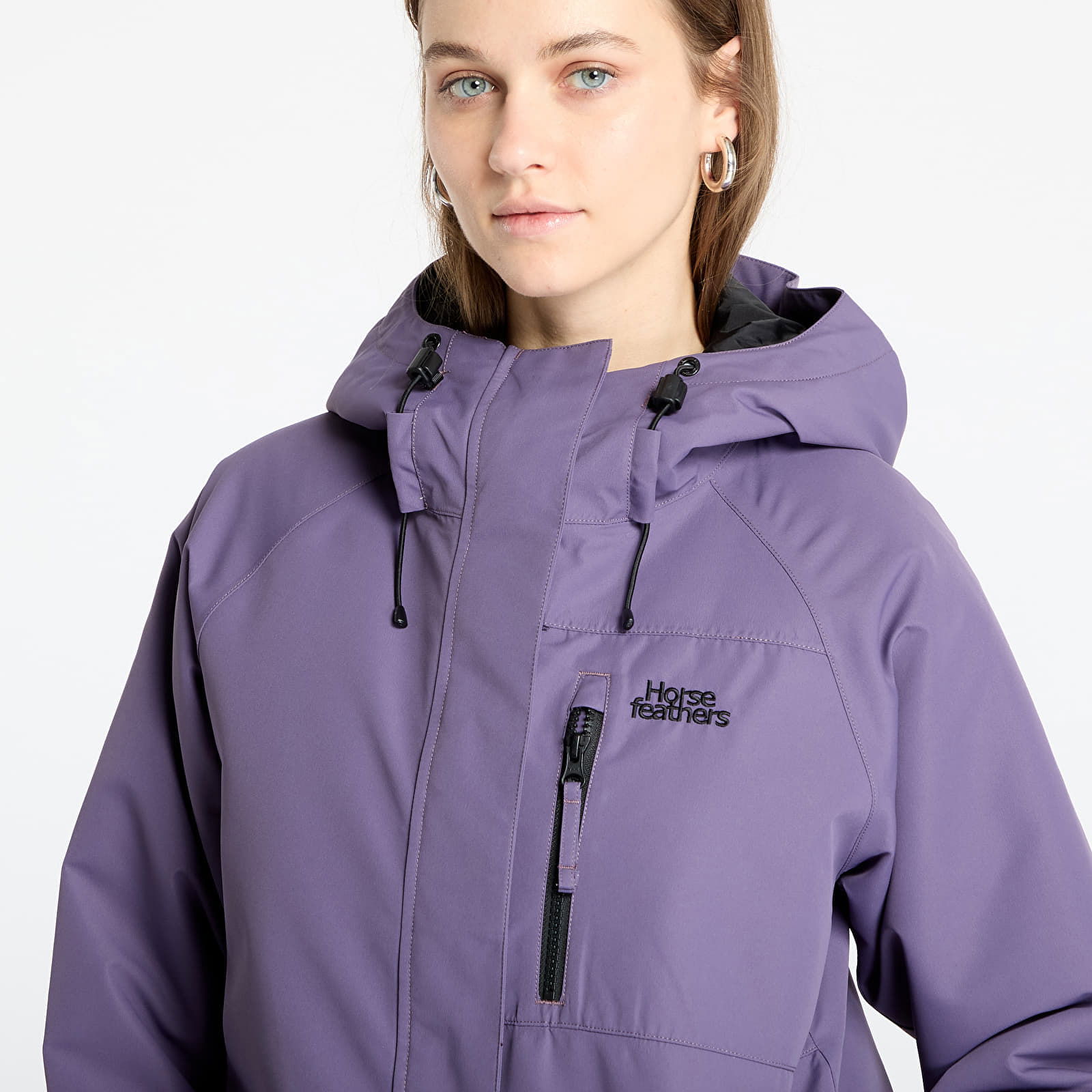 Purple Winter Jacket Elara