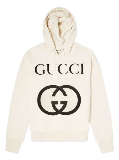 Mikina Gucci Interlock GG Popover Hoody Béžová | 475374-X3Q25-9524