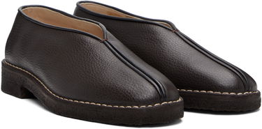 Tenisky a topánky LEMAIRE Piped Crepe Slipper Loafers Hnedá | FO0248 LL205, 3
