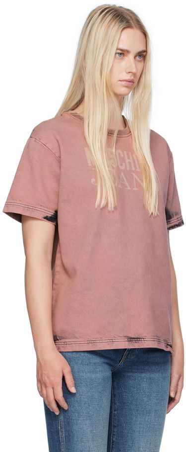 Tričko Moschino Bleached T-Shirt Ružová | 242K10212, 1