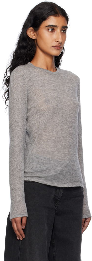Sveter The Row The Row Iverness Long Sleeve Sweater Šedá | 5590-K52, 1