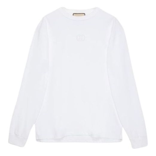 Sveter Gucci Long Sleeve Jersey T-Shirt Biela | 774578-XJGA9-9692, 0