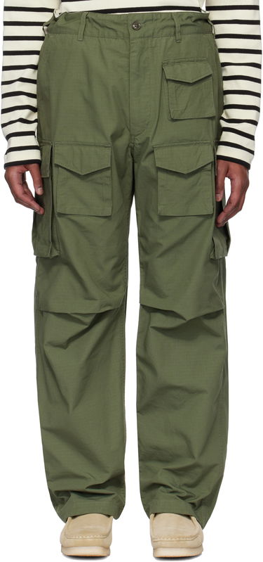 Cargo nohavice Engineered Garments Engineered Garments FA Cargo Pants Zelené | 25S1F016, 0