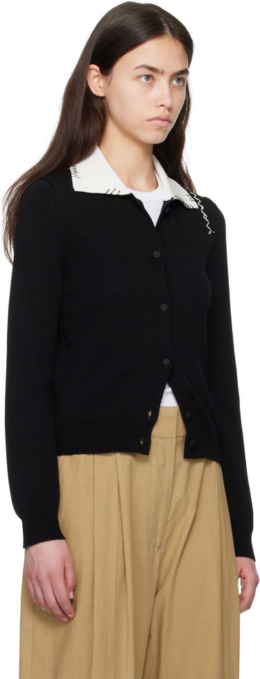 Sveter Marni Marni Mending Knit Cardigan Béžová | CDMD0404Q0 UFCN54, 4