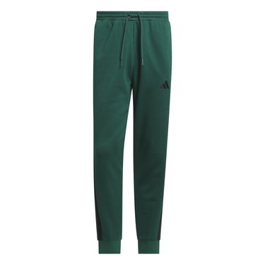 Tepláky adidas Performance 3-Stripes Fleece Track Pants Zelené | JD1860, 0