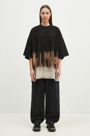 Tričko Rick Owens Tommy T Graphic T-Shirt Čierna | DS02D2203.BSUN, 0