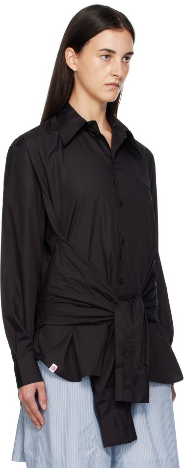Košeľa Charles Jeffrey Loverboy Charles Jeffrey LOVERBOY Hug Tie-Waist Shirt Čierna | 52070401, 1