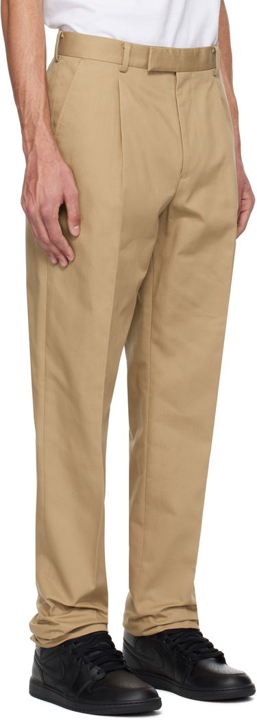 Nohavice WACKO MARIA WACKO MARIA Pleated Trousers Béžová | 25SSE-WMP-TR01, 1