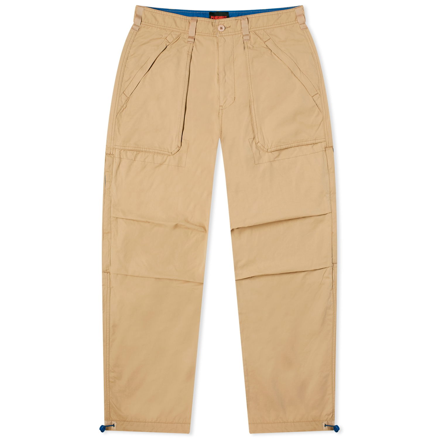 Nohavice Pleasures Public Utility Pants Béžová | P24SP038-BEIGE, 0