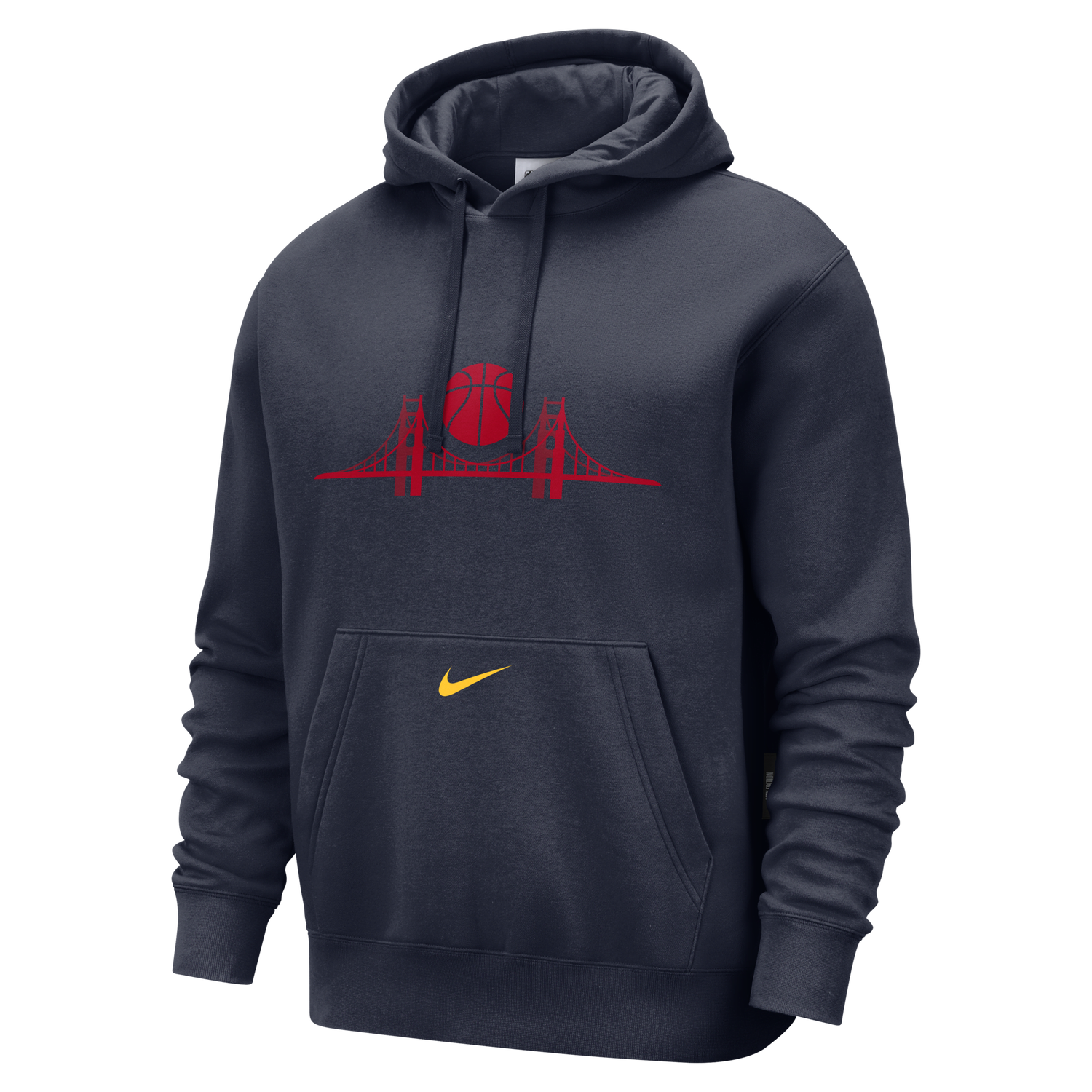 Mikina Nike NBA Golden State Warriors Club City Edition Fleece Hoodie Modrá | FZ0597-419, 0
