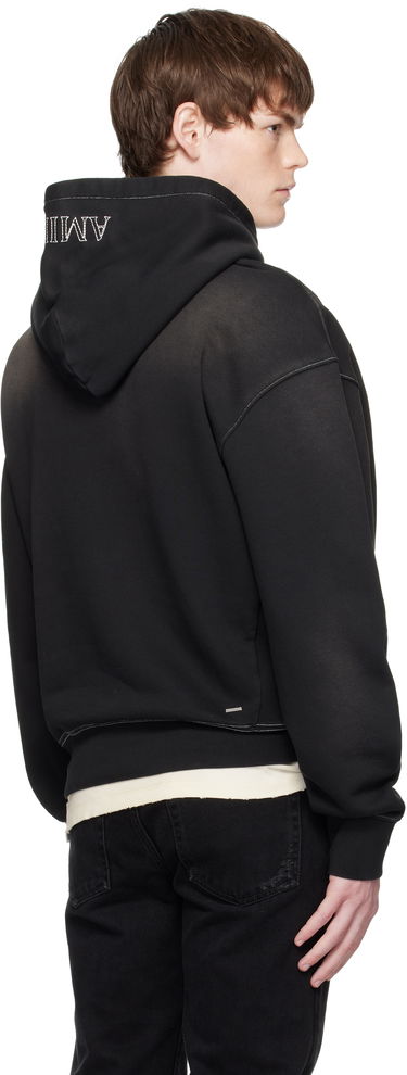 Mikina AMIRI AMIRI MA Outline Oversized Hoodie Čierna | AMJYHD1120, 2