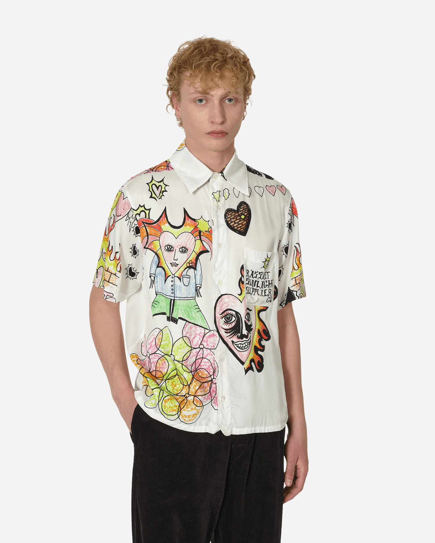 Košeľa PACCBET Drawings Shirt Biela | PACC12B005 2, 0