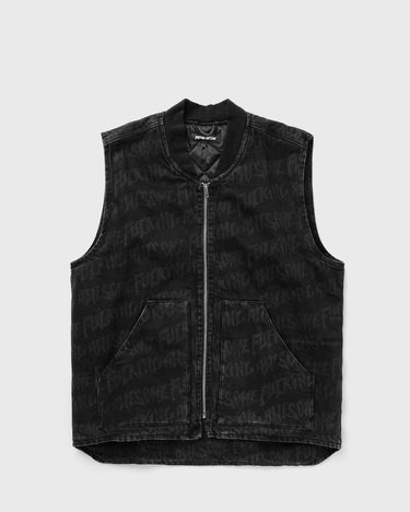 Vesta Fucking Awesome Stamp Denim Vest Čierna | PN8297-BLACK, 2