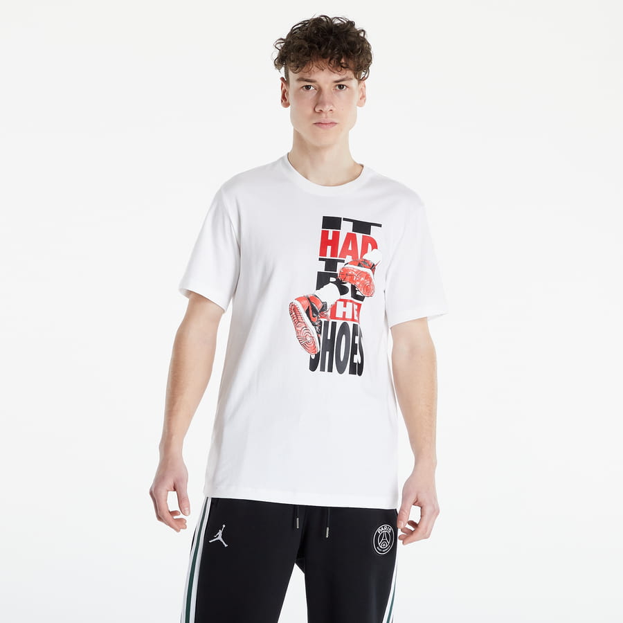Tričko Jordan The Shoes Short Sleeve T-shirt Biela | DH8952-100, 0
