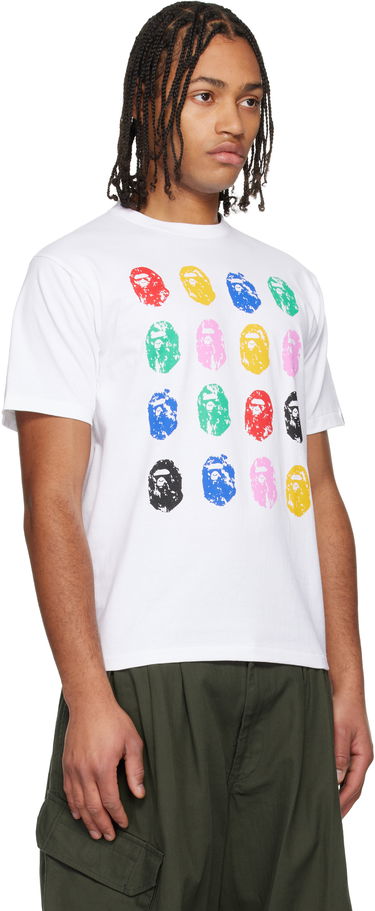 Tričko BAPE 32nd Anniversary Colorful Ape Head Graphic T-shirt Rôznofarebný | 001TEL201021F, 4