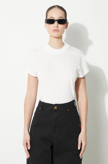 Tričko Rick Owens Small Level T-Shirt Biela | DS01D1208.RN.11, 0
