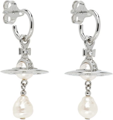 Náušnice Vivienne Westwood Vivienne Westwood Aleksa Pearl Drop Earrings Metalická | 6202016M-02P543-, 1