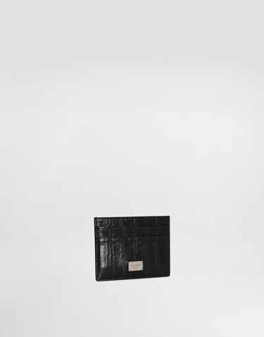 Peňaženka Dolce & Gabbana Dolce & Gabbana Eel Skin Card Holder Čierna | BP0330A8M2480999, 1