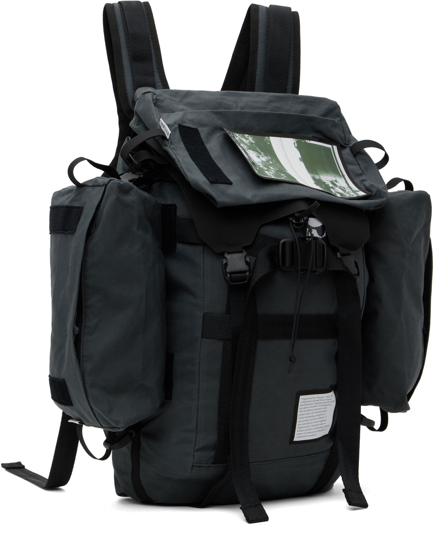 Batoh GR10K GR10K Waxed Cotton Backpack Šedá | BG971074DE, 1
