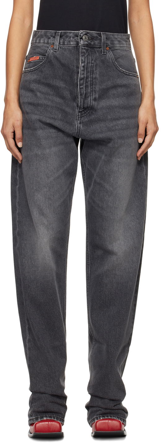 Džínsy Martine Rose Open Fly Jeans Čierna | 245WD03002, 0