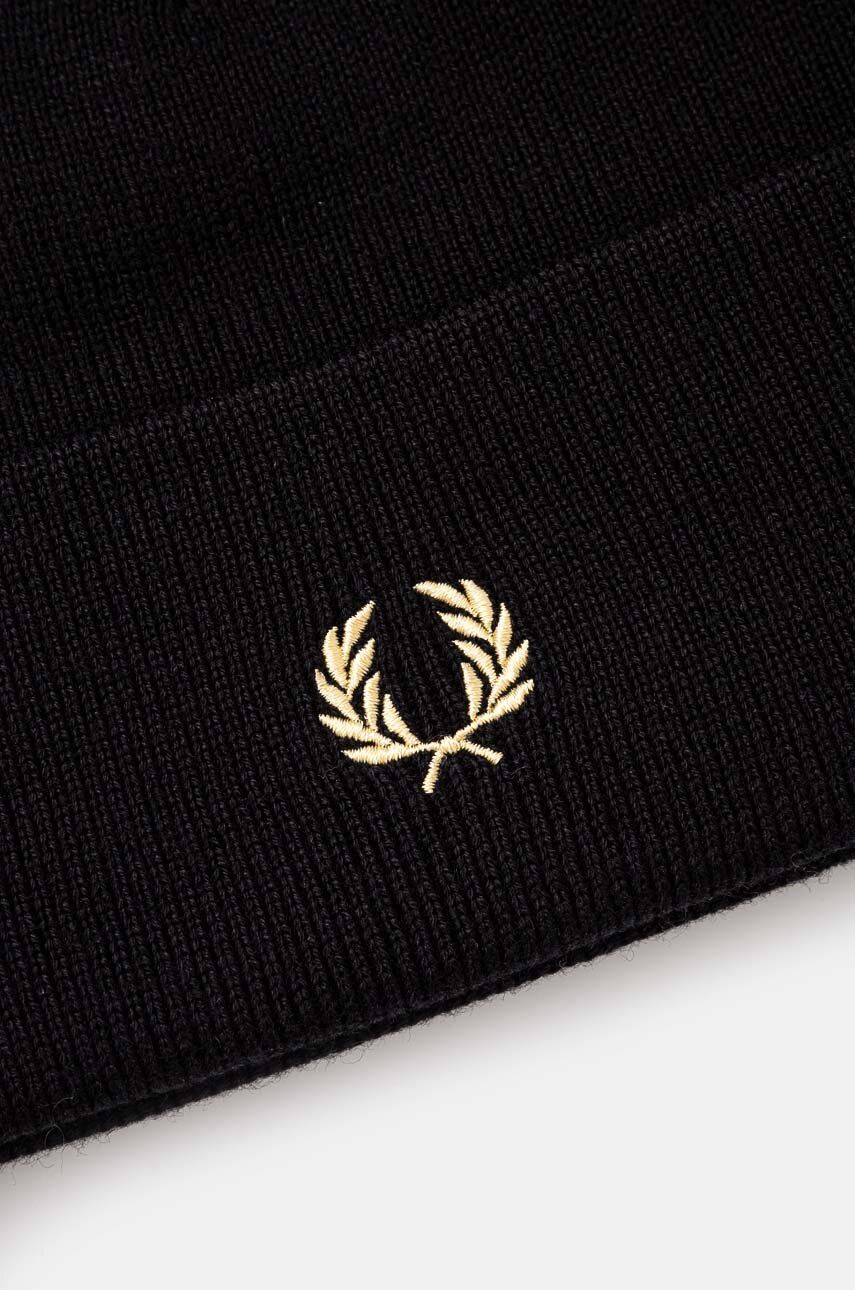 Kulicha Fred Perry Beanie Classic Čierna | C8161.157, 1