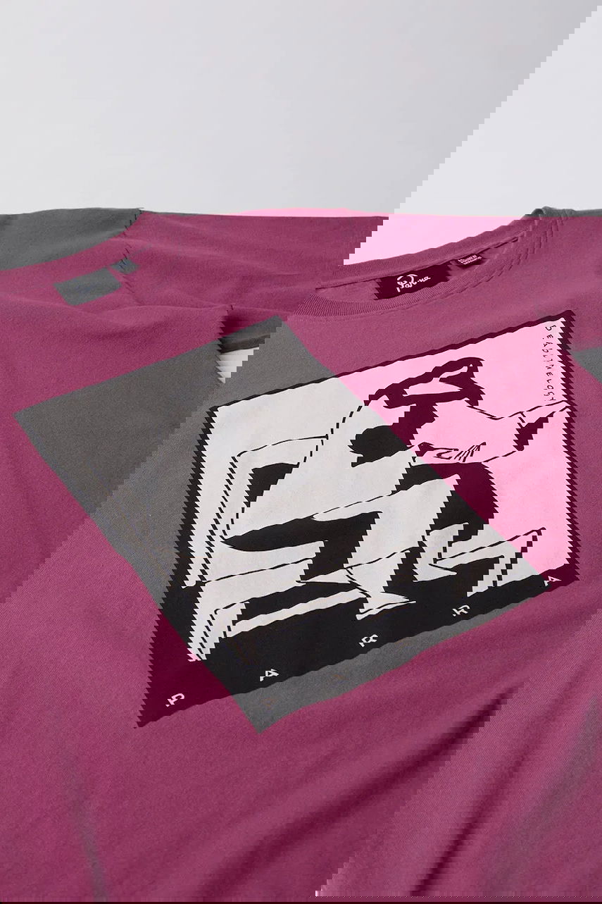 Tričko By Parra Parra The Confession Graphic T-Shirt Vínová | 53310, 1