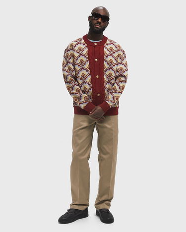 Sveter Drôle de Monsieur Drole de Monsieur Le Tapisserie Cardigan Červená | G-CA134-WO021-RD, 1