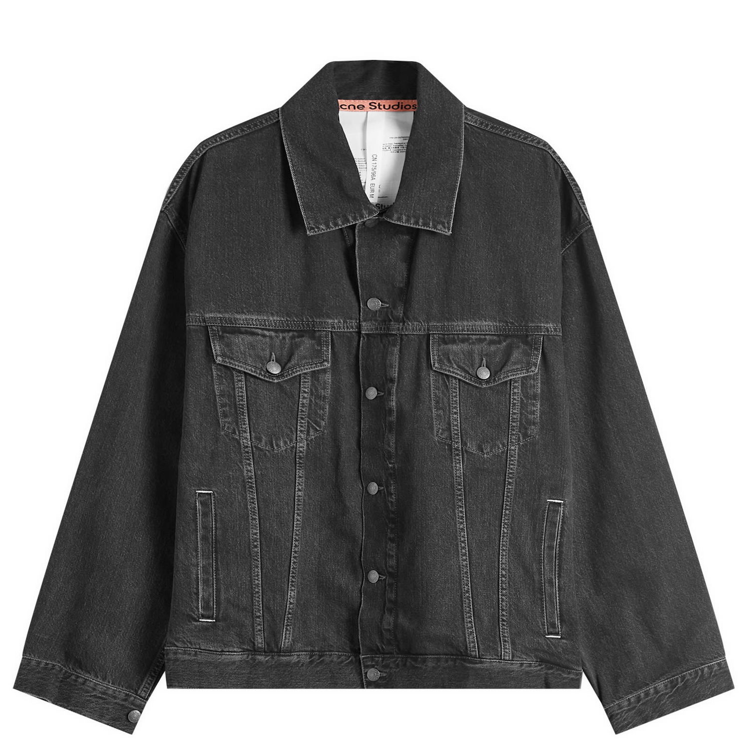 Bunda Acne Studios Robert Relaxed Denim Jacket Čierna | C90179-900, 0