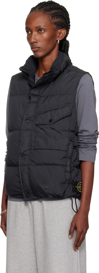 Vesta Stone Island Recycled Nylon Down Vest Čierna | K2-S15-G1000-03-S0A23, 3