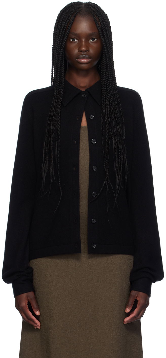 Sveter TOTEME TOTEME Raglan Sleeve Cardigan Čierna | 243-WRT0347-YA0016, 0