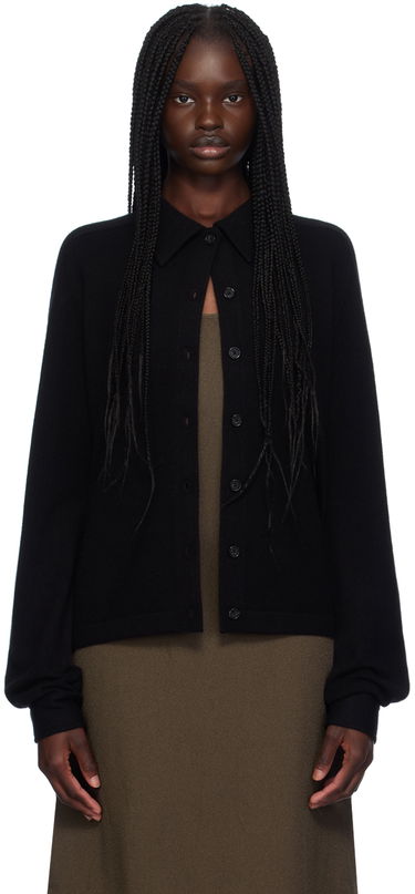 Sveter TOTEME TOTEME Raglan Sleeve Cardigan Čierna | 243-WRT0347-YA0016, 0