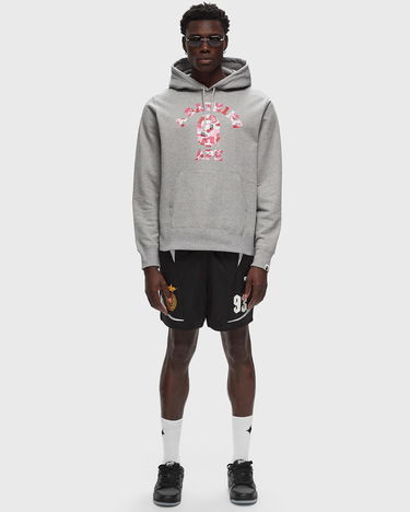 Mikina BAPE ABC CAMO COLLEGE PULLOVER HOODIE Šedá | 001PPK801006MGRA, 1