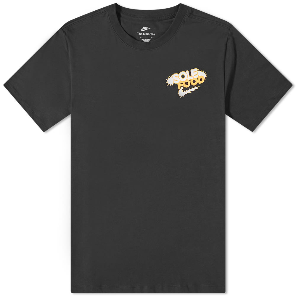 Tričko Nike Burger Sneaker Back Print T-Shirt Čierna | DN5177-010, 0