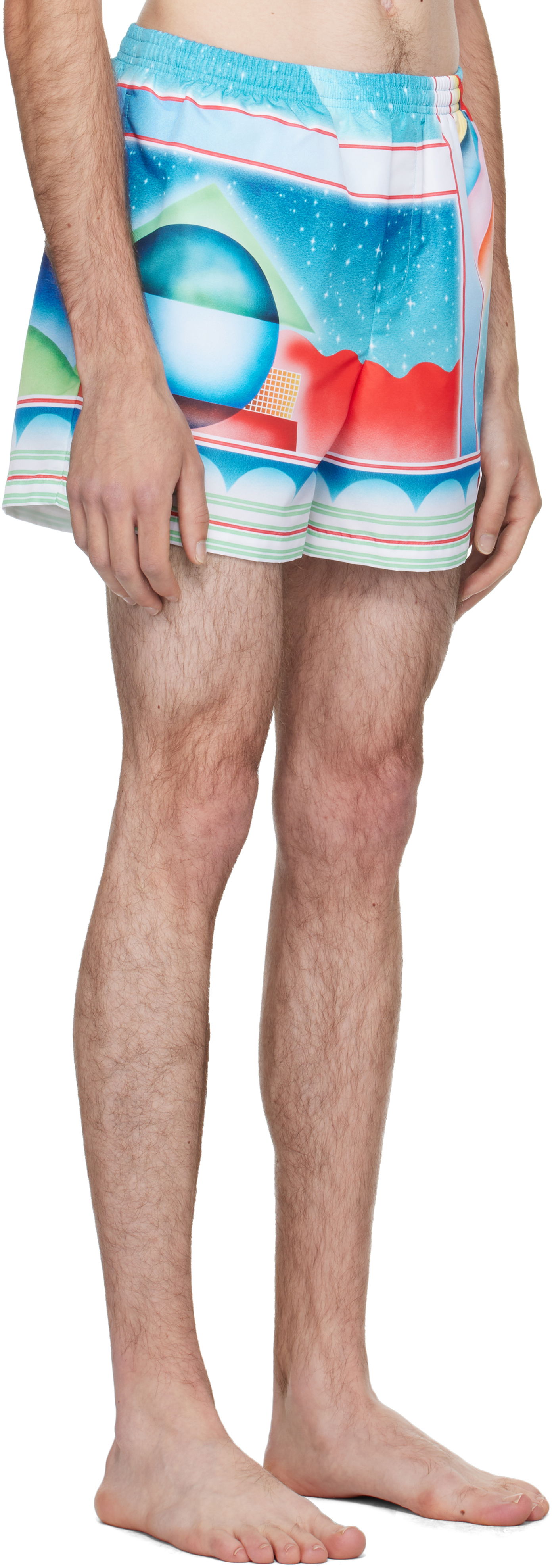 Plavky Casablanca Casablanca Galaxy Court Swim Shorts Rôznofarebný | MPF25-TR-032-02, 1