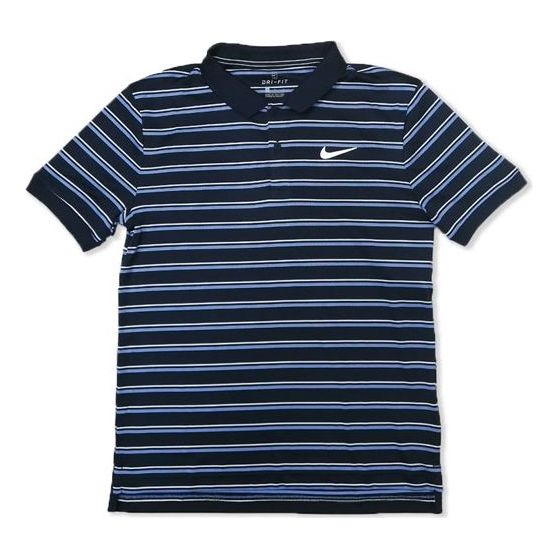 Polo tričko Nike Striped Polo Shirt Modrá | CI9155-451
