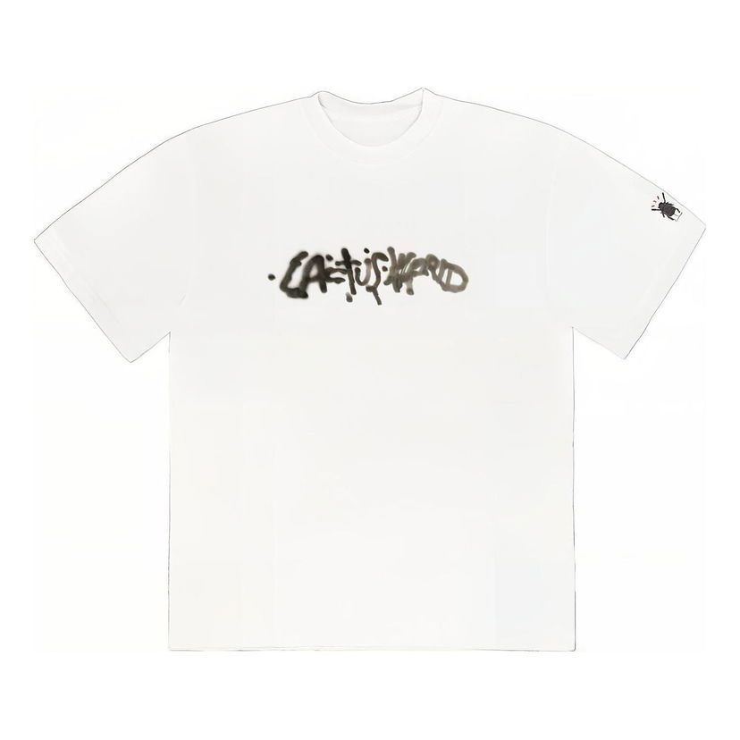 Tričko Cactus Jack by Travis Scott Travis Scott Whiteout T-Shirt Biela | TS-22FW001