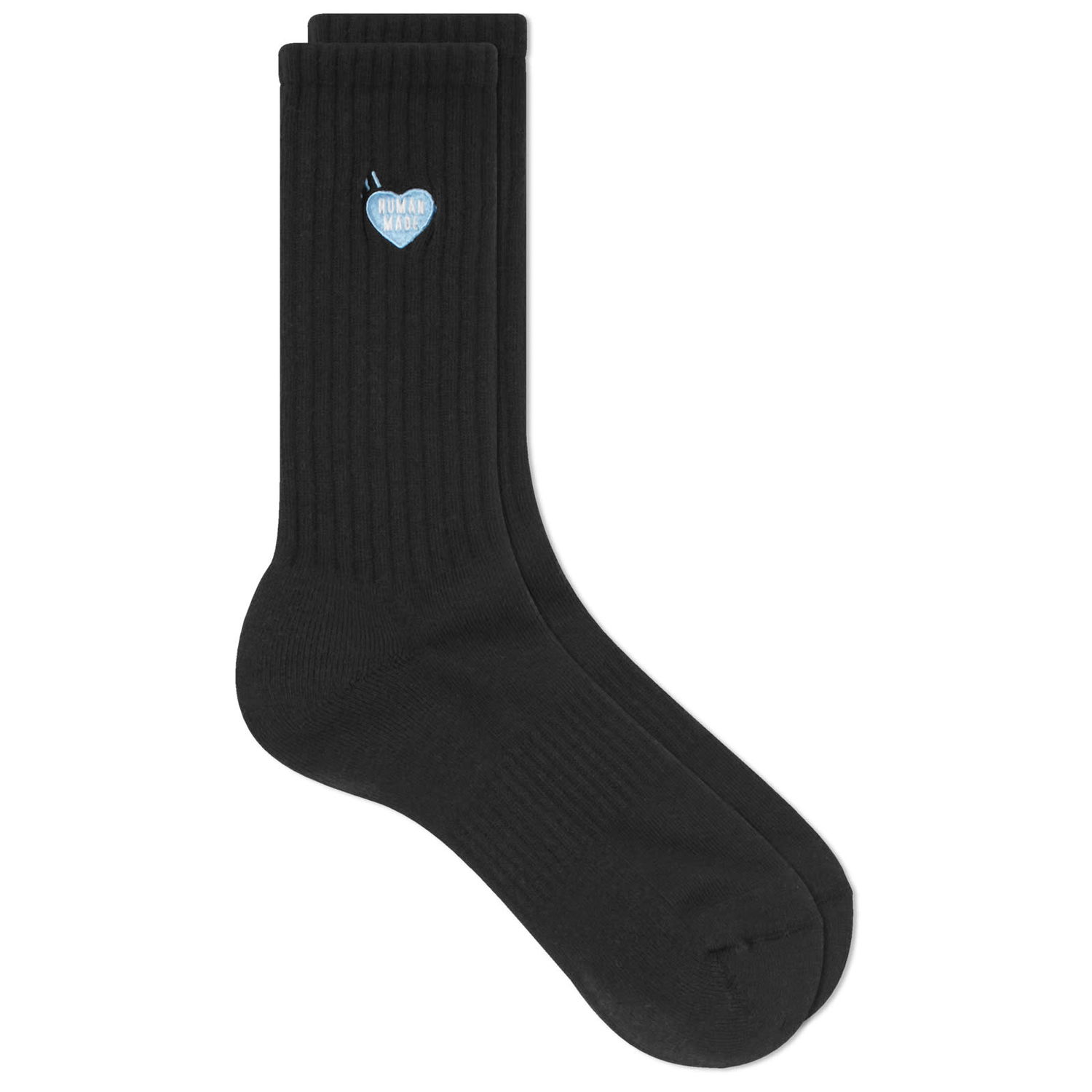 Ponožky Human Made Human Made Pile Heart Crew Socks, Size Large Čierna | HM27GD056-B, 1