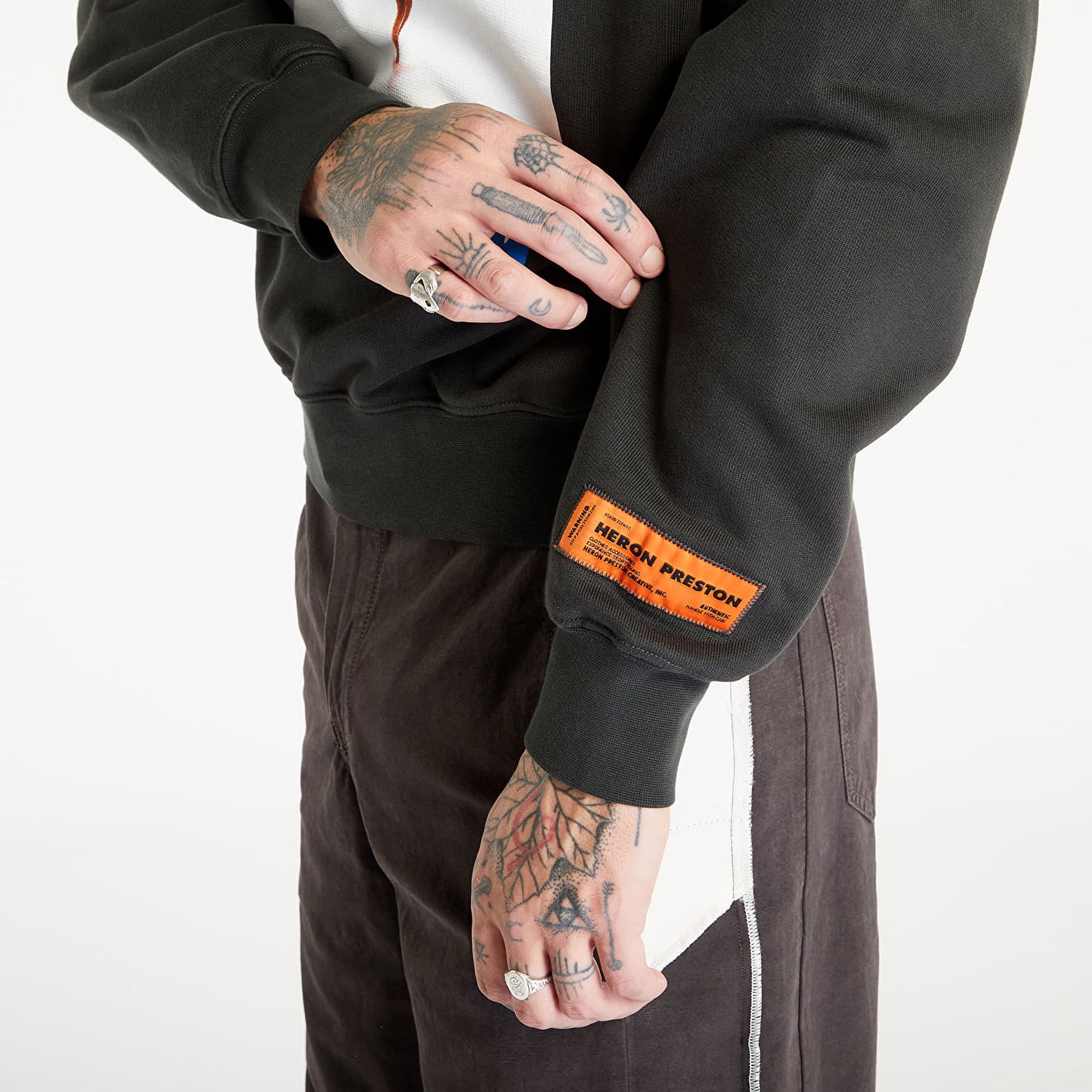 Mikina HERON PRESTON Heron Sweatshirt Šedá | HMBA020F23JER0041046, 1