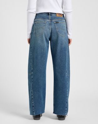 Džínsy Lee Rider Barrel Loose Jeans 33x33 Modrá | 112372443, 1