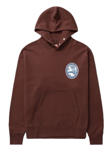 Mikina KENZO Tiger Patch Oversize Hoodie Vínová | FD65SW0964MB.90