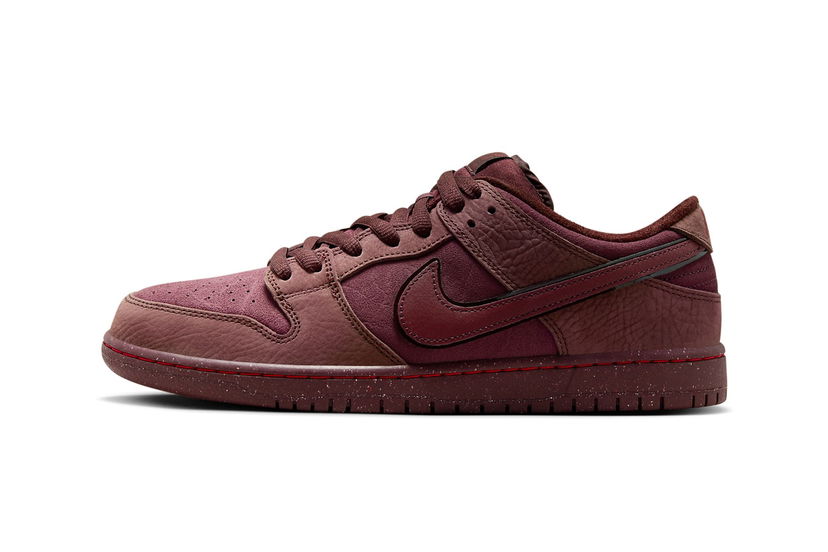 Skateboarding Nike SB Dunk Low City Of Love Pack "Burgundy Crush" Vínová | FN0619-600