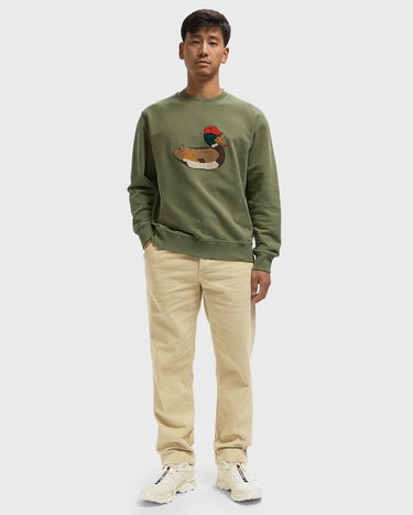 Mikina Edmmond Studios Duck Hunt Sweatshirt Zelené | 325-40-01680, 1
