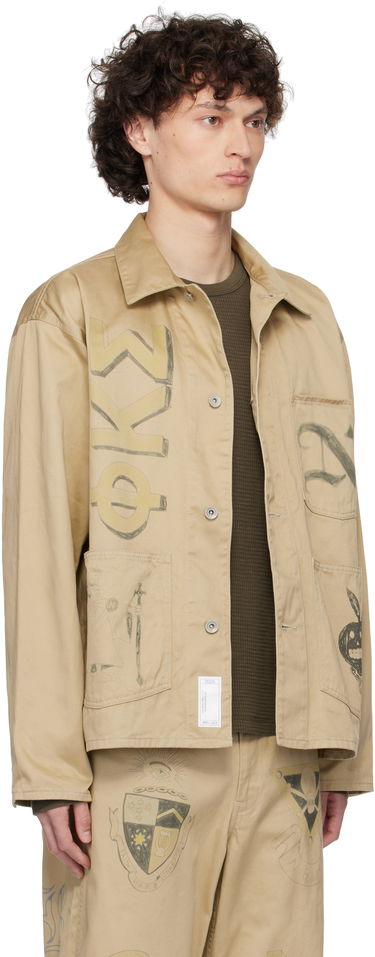 Bunda Neighborhood Neighborhood Memorial Coverall Jacket Béžová | 251AQNH-JKM01, 1