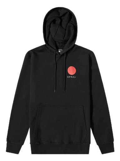 Mikina EDWIN Japanese Sun Hoody Čierna | I029285-8967