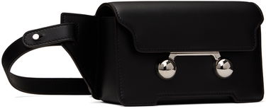 Ľadvinka Marni Marni Leather Trunkaroo Crossbody Bag Čierna | MUMQ0022U0 P6948, 1