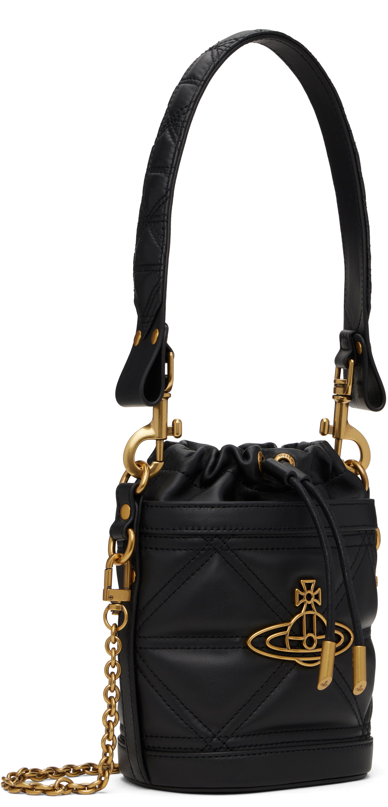 Kabelka Vivienne Westwood Vivienne Westwood Kitty Small Bucket Bag Čierna | 4C030009W-L006U-, 1