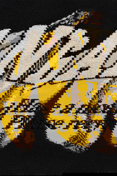 Tote bag GANNI GANNI Shopper XXL Pocket Banana Print Tote Bag Čierna | A6896, 4